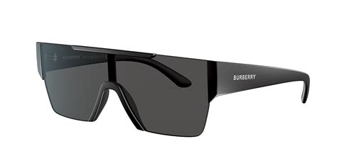 Burberry BE4291 01 Grey & Matte Black Sunglasses.